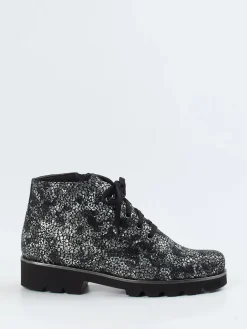 – Schnürboots aus geprägtem Leder-Christian Dietz New