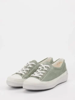 – Sneaker aus Veloursleder salbei-Christian Dietz Clearance