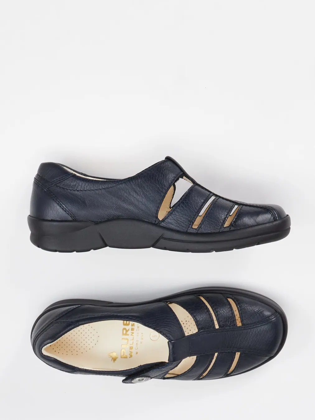 – Spangenschuh aus Kalbleder Dunkel-Christian Dietz Clearance