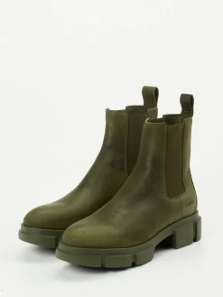 – Chelsea Boots aus Nubukleder oliv-Copenhagen Outlet