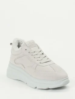 – Chunky Sneaker aus Nubukleder hell-Copenhagen Discount