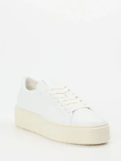 – Plateau-Sneaker aus Lammleder Weiß-Copenhagen Online