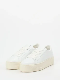 – Plateau-Sneaker aus Lammleder Weiß-Copenhagen Online