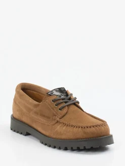 – Schnürschuh aus Veloursleder cognac-Copenhagen Sale
