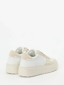 – Sneaker aus Kalbleder und Veloursleder Beige-Copenhagen Online