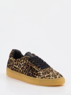 – Sneaker aus Kalbshaarleder Leoprint-Copenhagen New