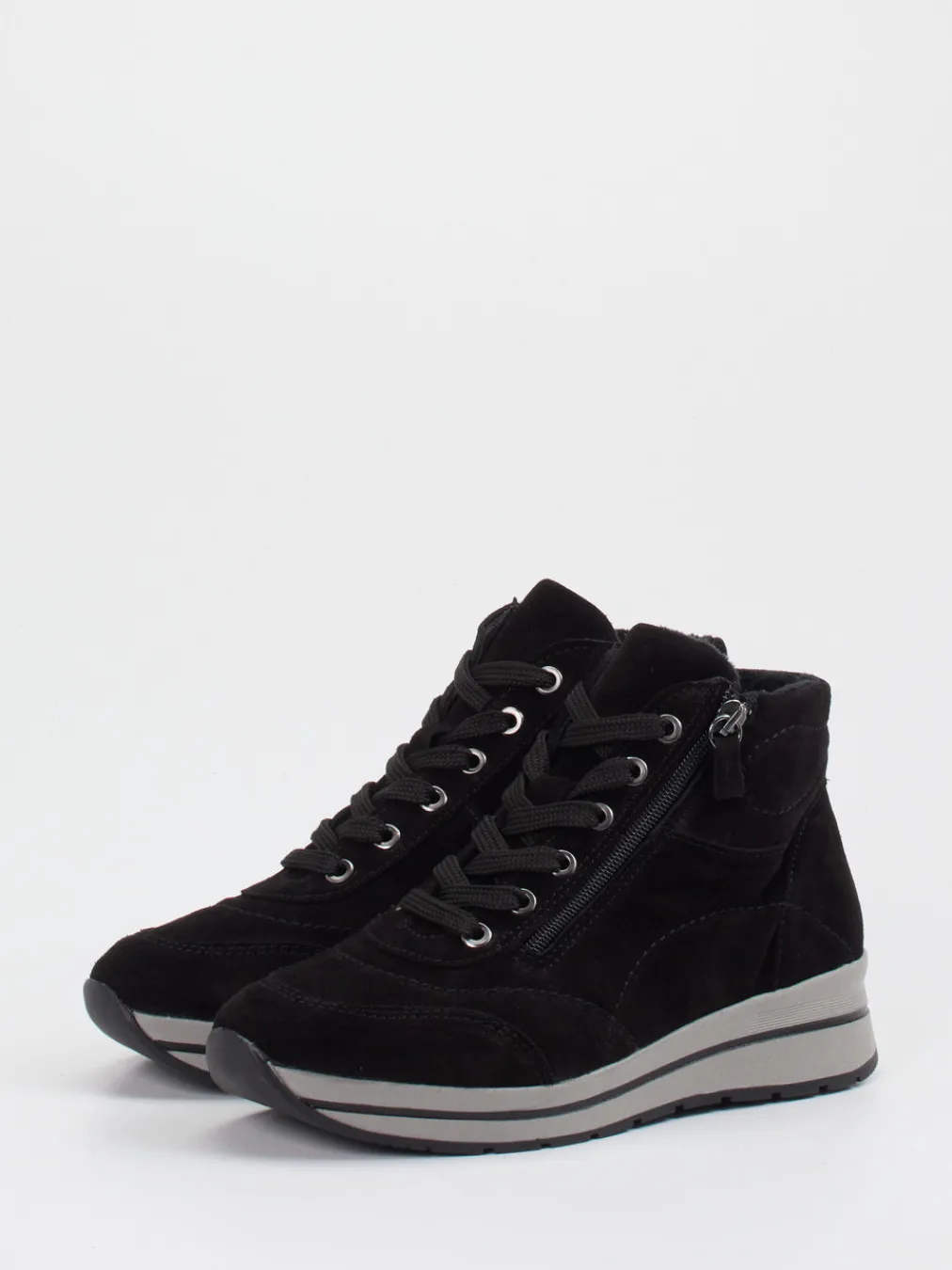 – Sneaker-Stiefelette aus Veloursleder-Cypres Soft Best