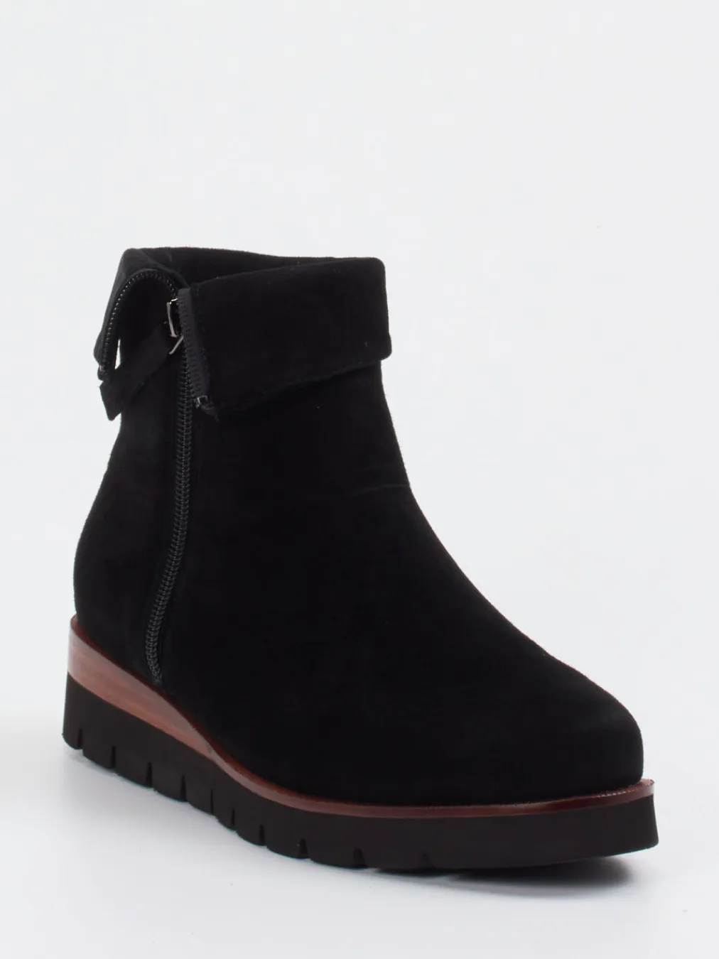 – Ankle Boots aus Veloursleder-Di Lauro Sale