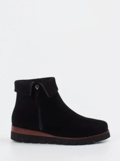 – Ankle Boots aus Veloursleder-Di Lauro Sale