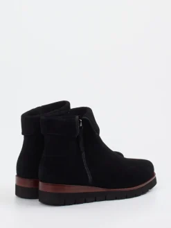 – Ankle Boots aus Veloursleder-Di Lauro Sale