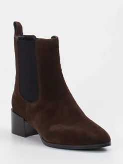 – Chelsea Boots aus Veloursleder dunkel-Di Lauro Best