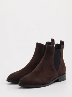 – Chelsea Boots aus Veloursleder dunkel-Di Lauro Best