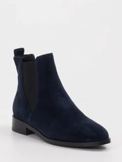 – Chelsea Boots aus Veloursleder Dunkel-Di Lauro