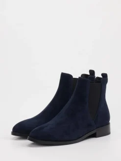 – Chelsea Boots aus Veloursleder Dunkel-Di Lauro