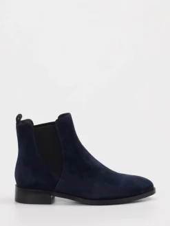 – Chelsea Boots aus Veloursleder Dunkel-Di Lauro