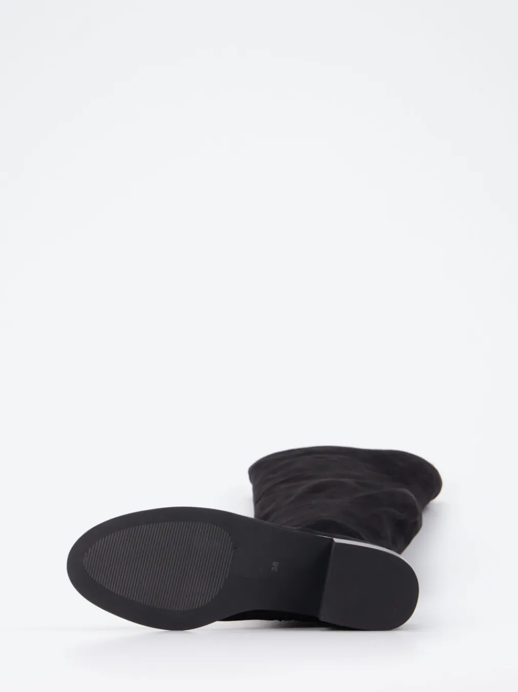 – Overknee-Stiefel aus Veloursleder-Di Lauro Outlet