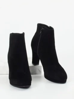 – Stiefeletten aus Veloursleder-Di Lauro Outlet