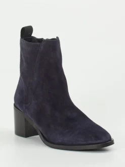 – Ankle Boots aus Veloursleder Dunkel-Donna Carolina Clearance