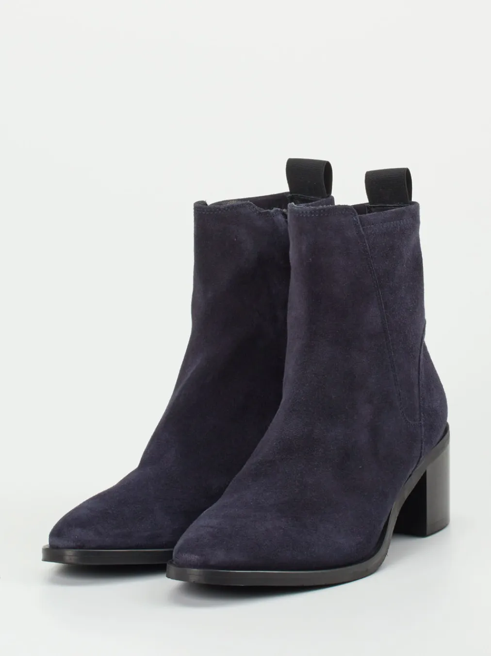 – Ankle Boots aus Veloursleder Dunkel-Donna Carolina Clearance