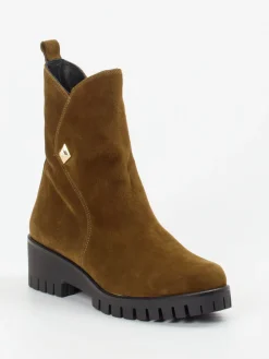 – Ankle Boots aus Veloursleder-Donna Carolina Hot