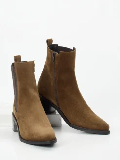 – Chelsea-Stiefelette aus Veloursleder-Donna Carolina Best