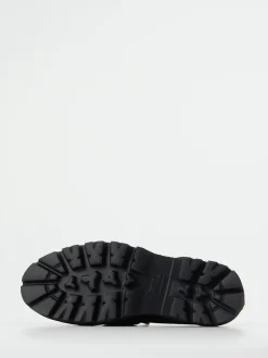 – Chunky Loafer aus Veloursleder Dunkel-Donna Carolina Discount