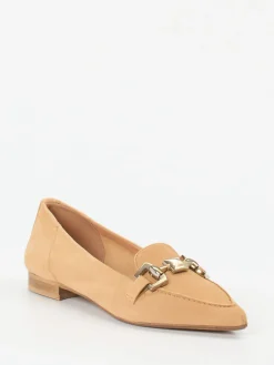 – Loafer aus Veloursleder Camel-Donna Carolina Best