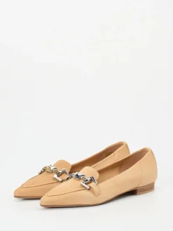 – Loafer aus Veloursleder Camel-Donna Carolina Best