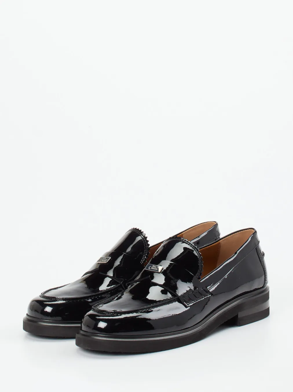 – Loafer aus Lackleder-Donna Carolina New