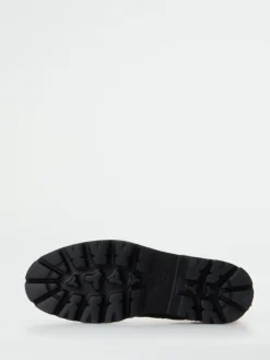 – Schnürboots aus Veloursleder in Beige-Donna Carolina Outlet