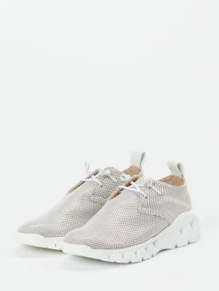 – Sneaker aus Kalbleder und Mesh-Donna Carolina Hot