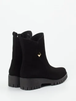 – Stiefelette aus Veloursleder-Donna Carolina New