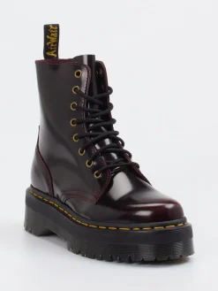 – Schnürboots aus Kalbleder in Bordeaux-Dr. Martens Clearance