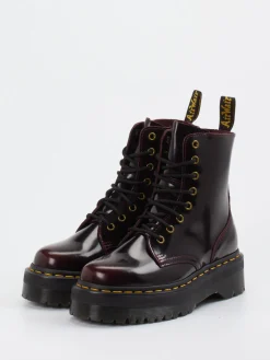 – Schnürboots aus Kalbleder in Bordeaux-Dr. Martens Clearance