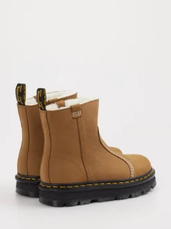 – Stiefeletten aus Leder hell-Dr. Martens