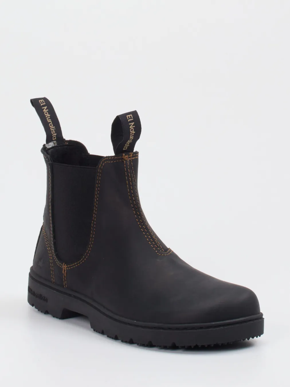 – Chelsea Boots aus Fettleder anthrazit-El Naturalista Sale