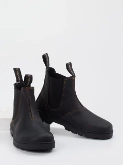 – Chelsea Boots aus Fettleder anthrazit-El Naturalista Sale