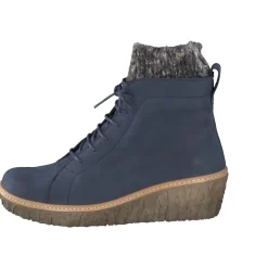 – Keilabsatz-Stiefelette aus Nubukleder-El Naturalista Discount