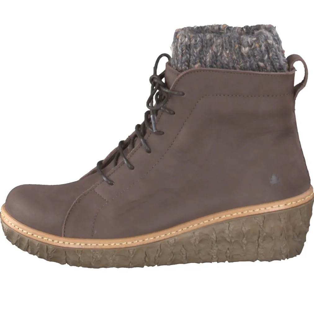 – Keilstiefelette aus Nubukleder-El Naturalista