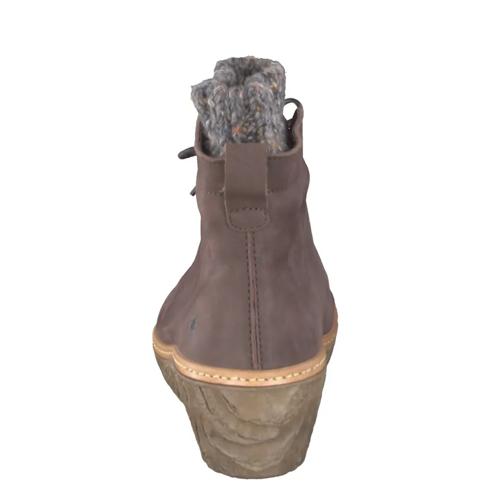 – Keilstiefelette aus Nubukleder-El Naturalista