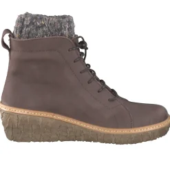 – Keilstiefelette aus Nubukleder-El Naturalista