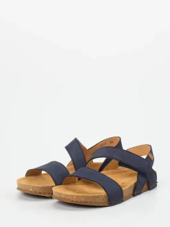 – Komfortsandale aus Nubukleder Dunkel-El Naturalista Outlet