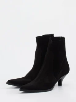 – Stiefeletten aus Veloursleder-Elena Iachi Hot