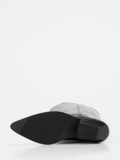 – Westernstiefel aus Metallicleder bronze-Elena Iachi Online