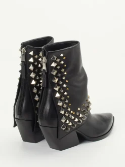 – Western-Stiefeletten aus Kalbleder-Elena Iachi New