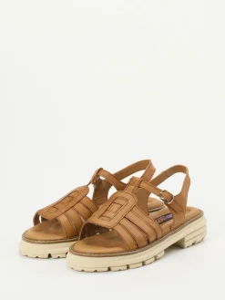 – Fisherman-Sandale aus Kalbleder cognac-Everybody New