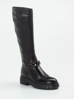 – Kniehohe Stiefel aus Kalbleder-Everybody Outlet