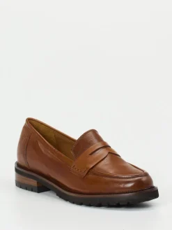 – Loafer aus Kalbleder in Cognac-Everybody Discount