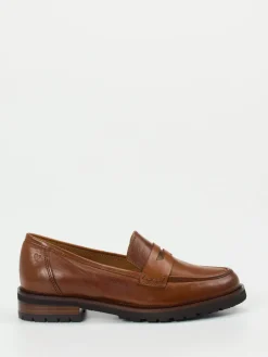 – Loafer aus Kalbleder in Cognac-Everybody Discount
