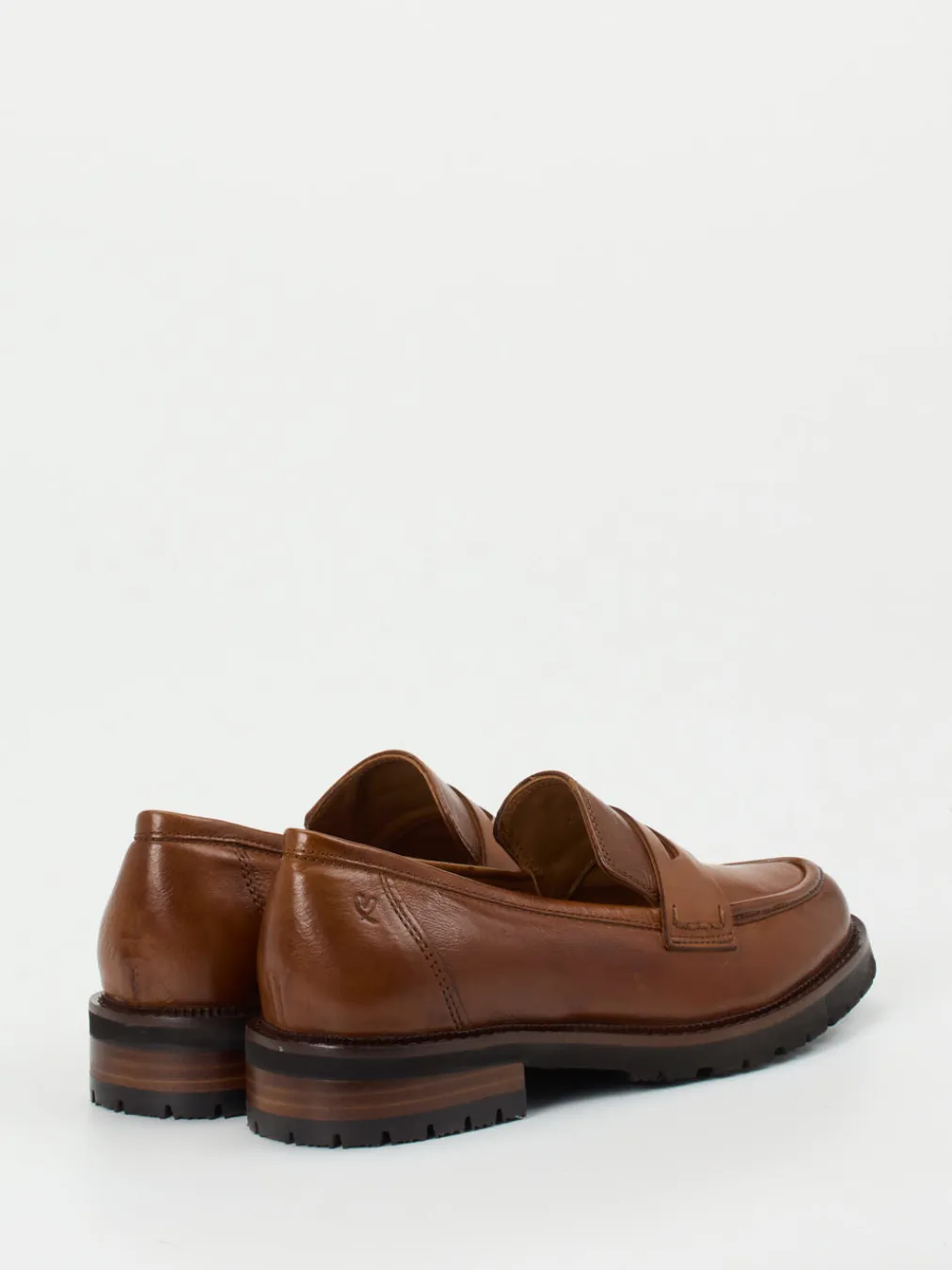 – Loafer aus Kalbleder in Cognac-Everybody Discount